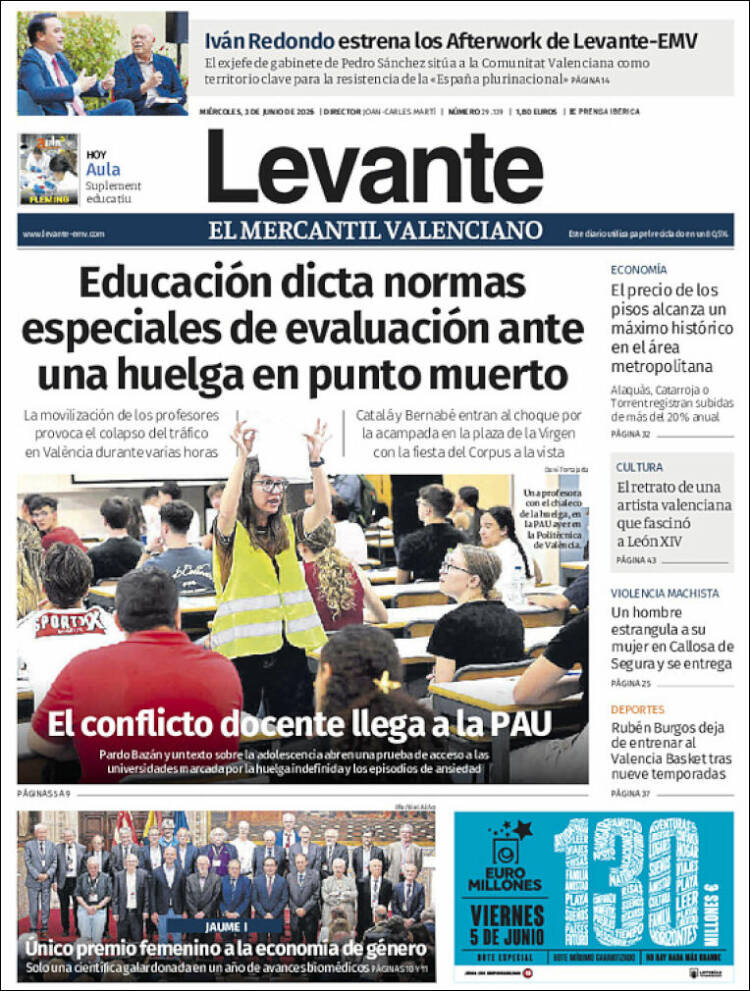 Portada de Levante (Espa&ntilde;a)