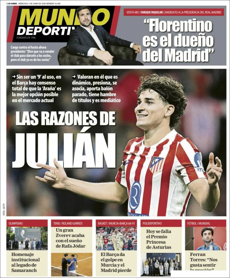 Portada de Mundo Atlético (Espa&ntilde;a)
