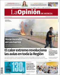 Portada de La Opinión de Murcia (Espa&ntilde;a)