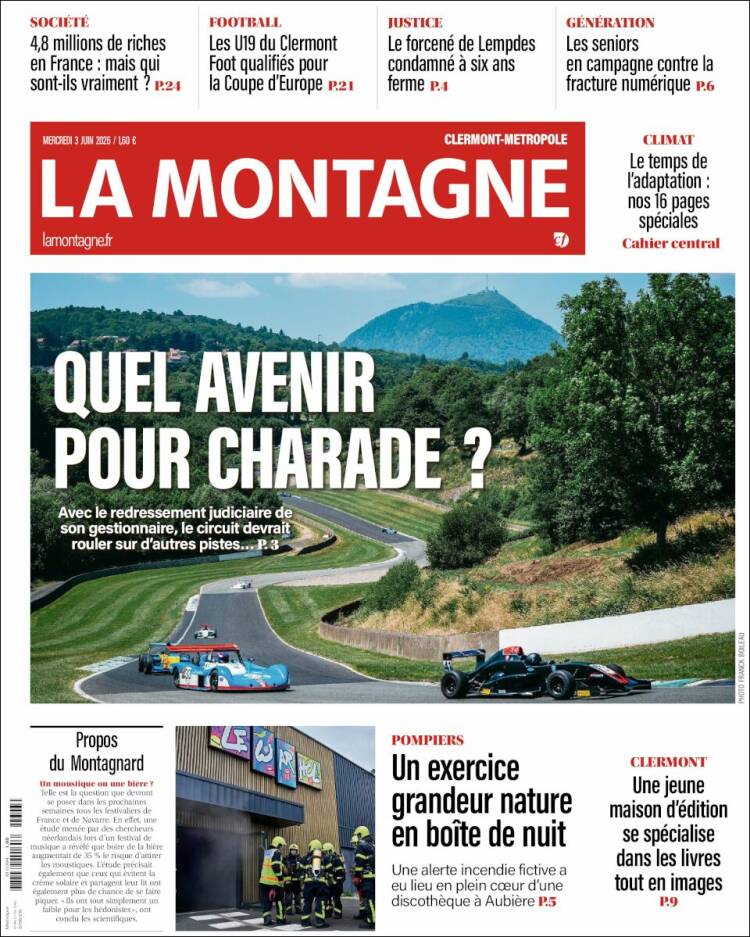 Portada de La Montagne (Francia)