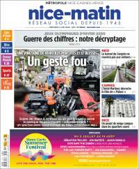 Portada de Nice-Matin (Francia)
