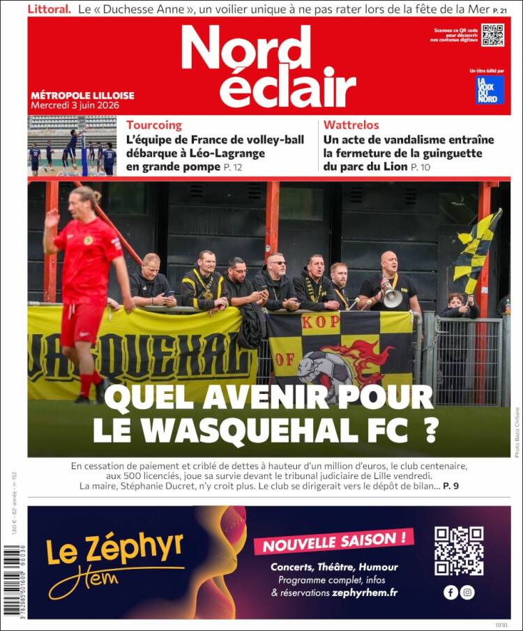 Portada de Nord Éclair (Francia)