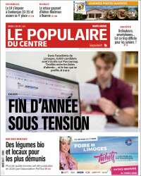 Portada de Le Populaire du Centre (Francia)
