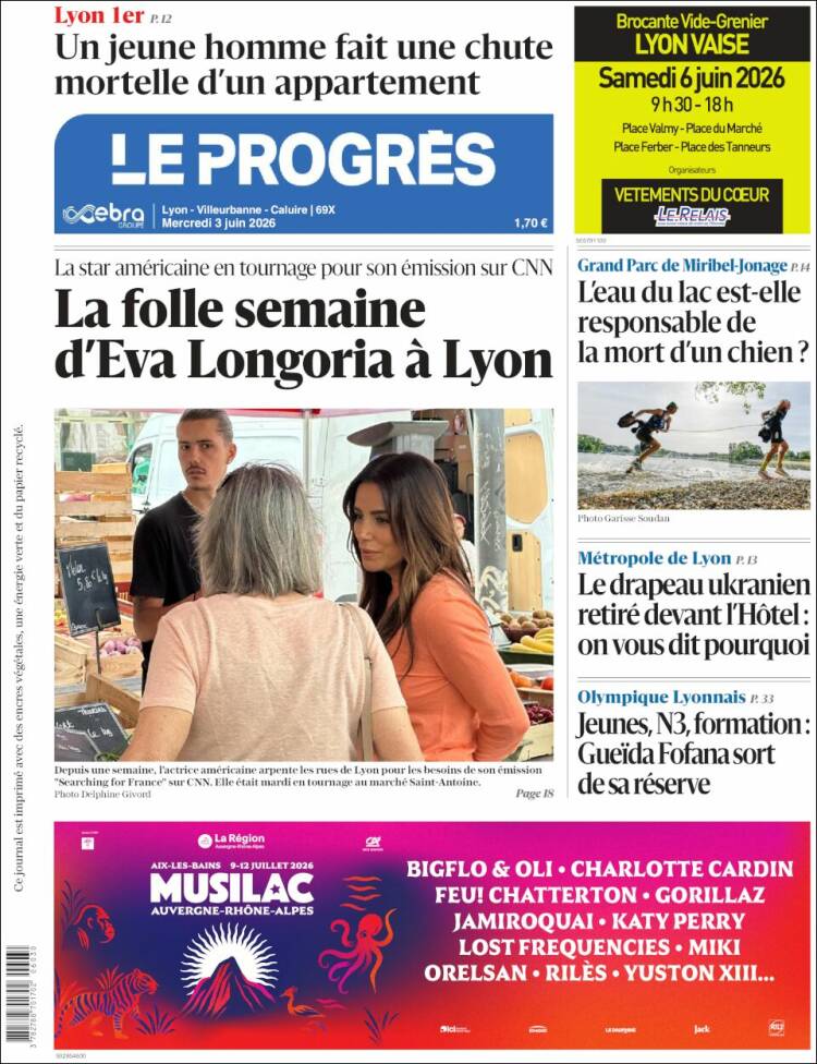 Portada de Progres de Fecamp (Francia)