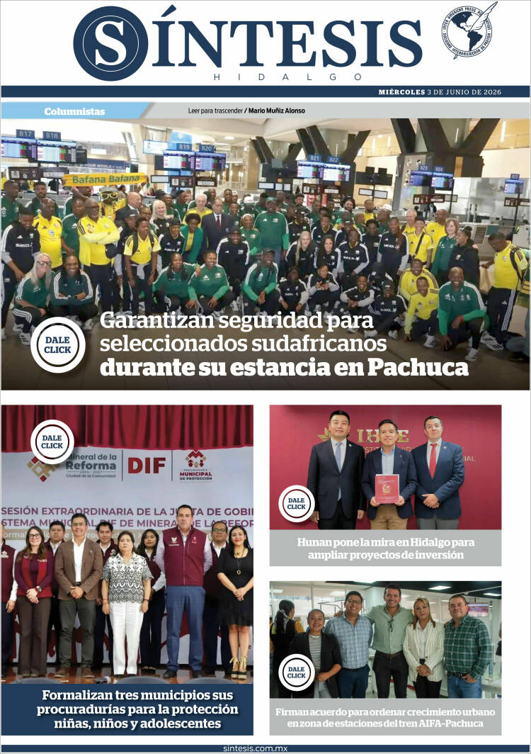 Portada de Sistesis - Hidalgo (M&eacute;xico)