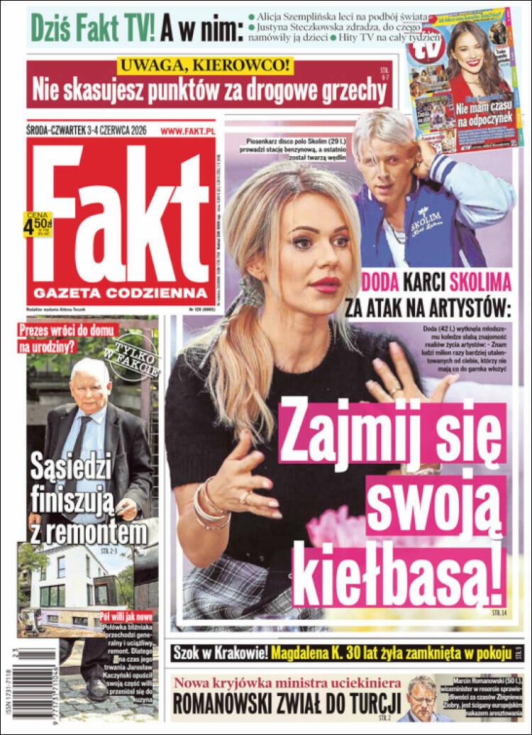 Portada de Fakt (Polonia)