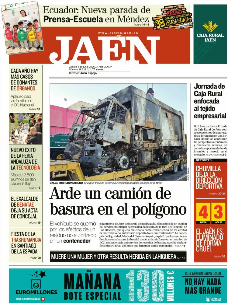 Portada de Diario Jaén (Espa&ntilde;a)