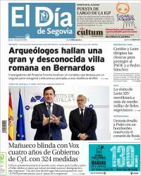 Portada de El Día de Segovia (Espa&ntilde;a)