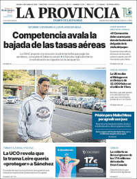 Portada de La Provincia (Espa&ntilde;a)