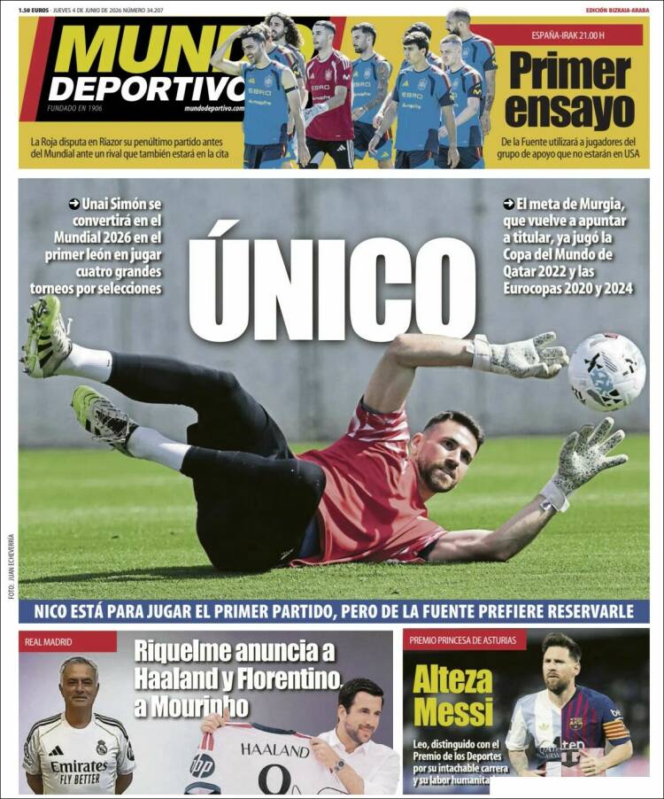 Portada de Mundo Deportivo Bizkaia (Espa&ntilde;a)