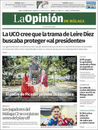 Portada de La Opinión de Málaga (Espa&ntilde;a)