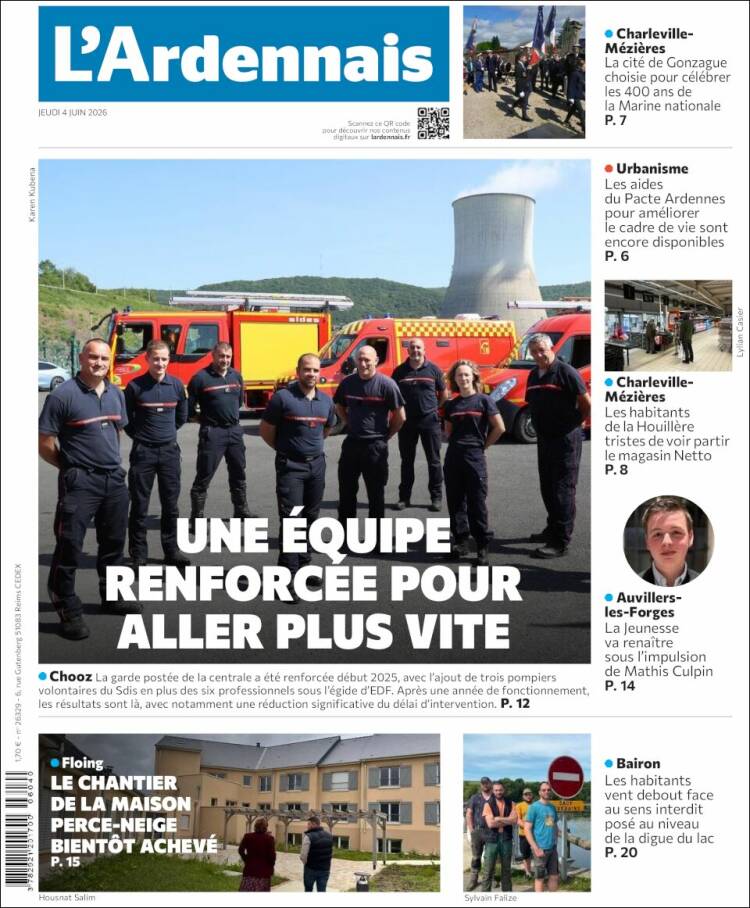 Portada de L'Ardenais (Francia)