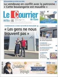 Portada de Le Courrier de l'Ouest (Francia)