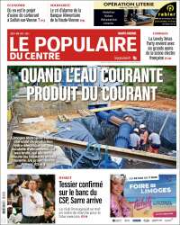 Portada de Le Populaire du Centre (Francia)