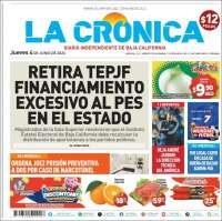 Portada de La Crónica de Baja California (M&eacute;xico)