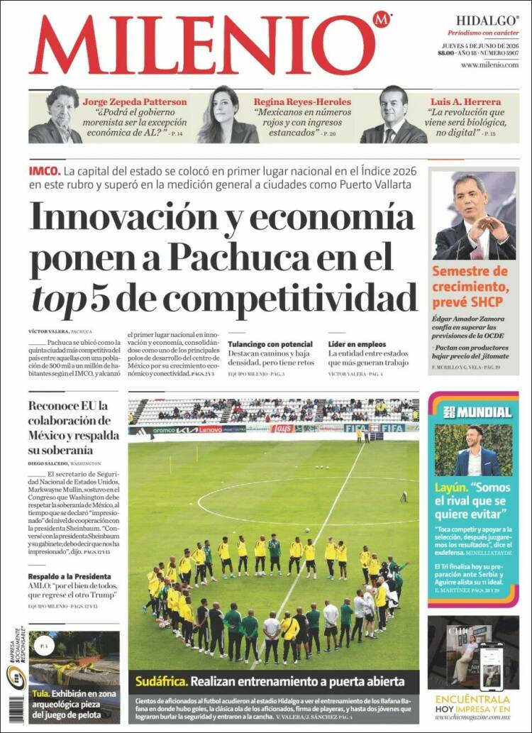 Portada de Milenio de Hidalgo (M&eacute;xico)