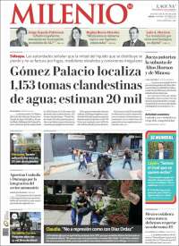 Portada de Milenio - Laguna (M&eacute;xico)