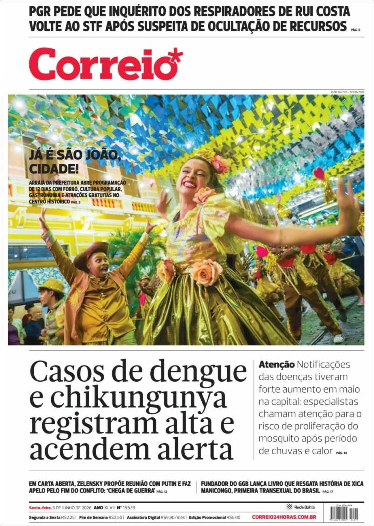 Portada de Correio* (Brasil)
