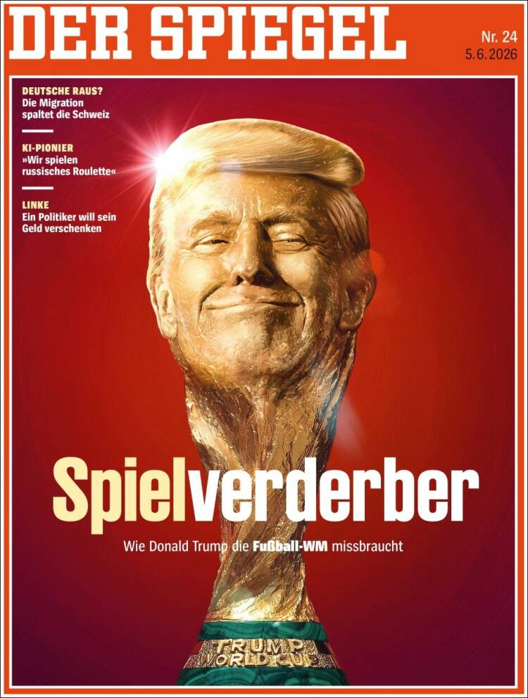 Portada de Der Spiegel (Alemania)