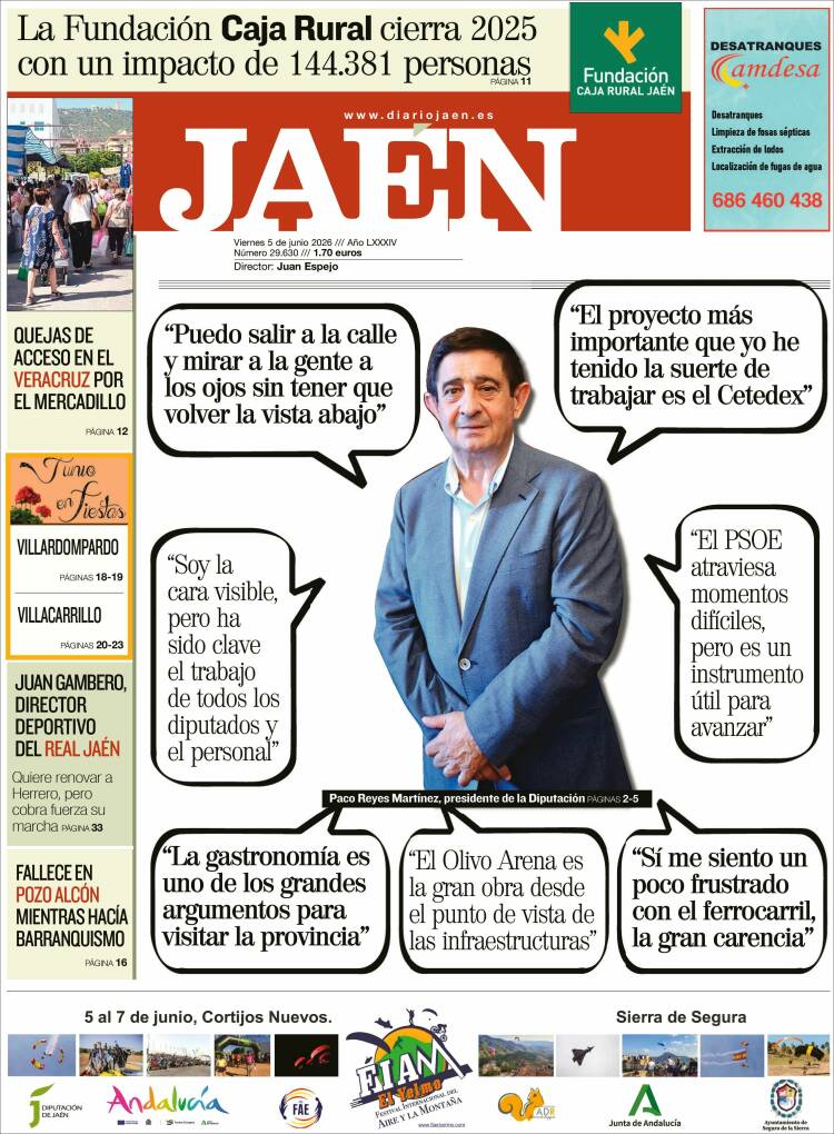 Portada de Diario Jaén (Espa&ntilde;a)