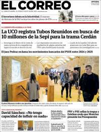 Portada de El Correo - Guipuzcoa (Espa&ntilde;a)