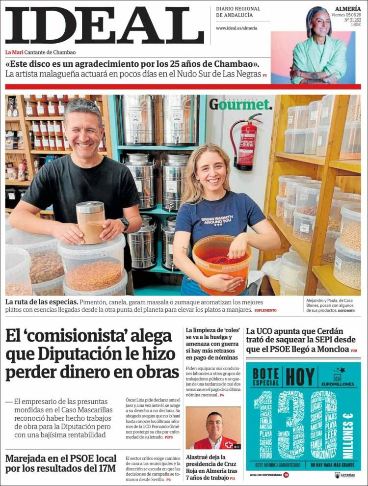 Portada de Ideal Almeria (Espa&ntilde;a)