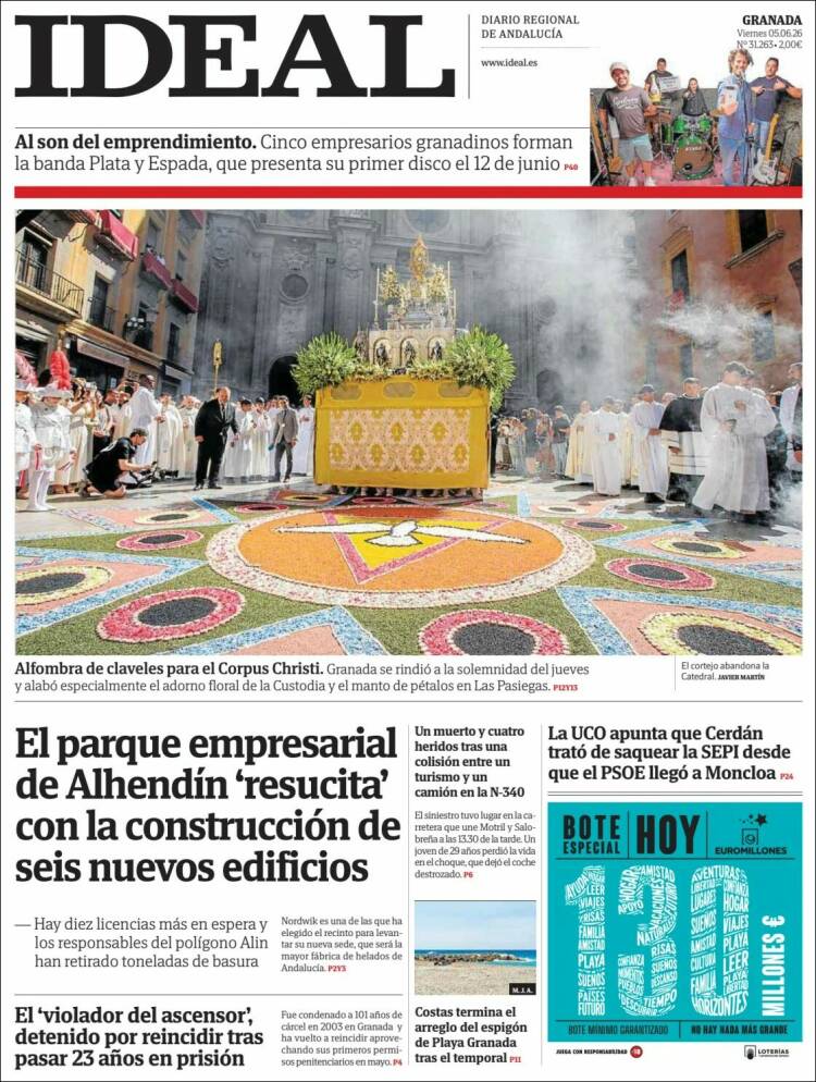Portada de Ideal (Espa&ntilde;a)