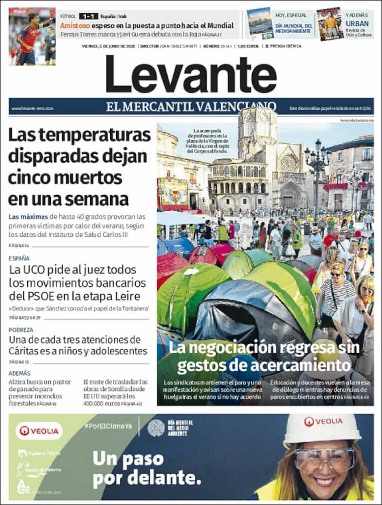 Portada de Levante (Espa&ntilde;a)