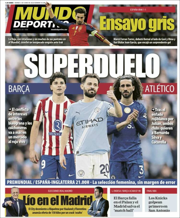 Portada de El Mundo Deportivo (Espa&ntilde;a)
