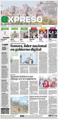 Portada de Expreso (M&eacute;xico)