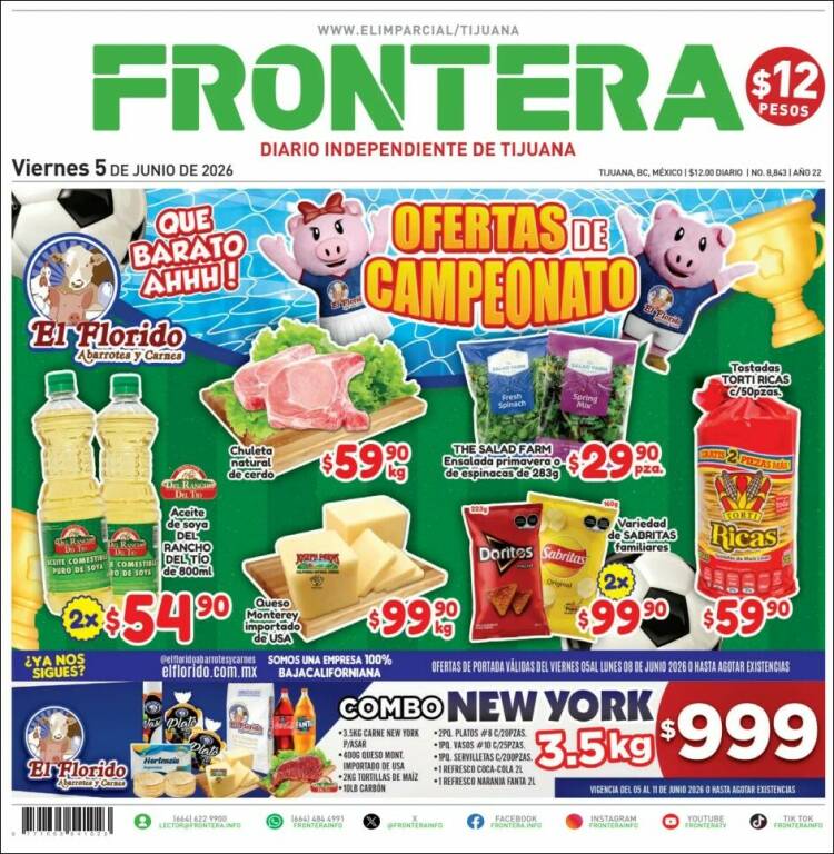 Portada de Frontera (M&eacute;xico)
