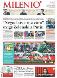 Portada de Milenio (M&eacute;xico)
