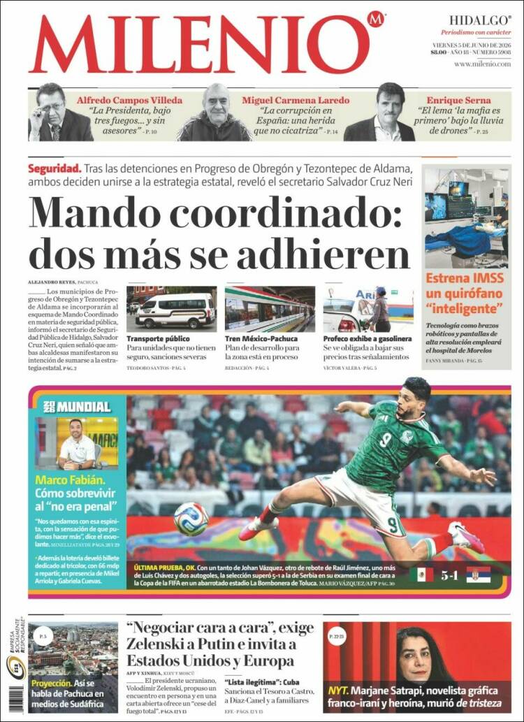 Portada de Milenio de Hidalgo (M&eacute;xico)