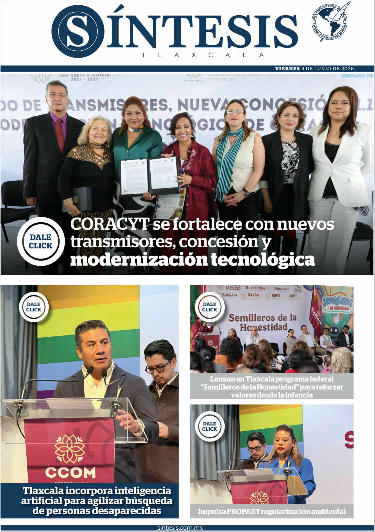 Portada de Síntesis de Tlaxcala (M&eacute;xico)
