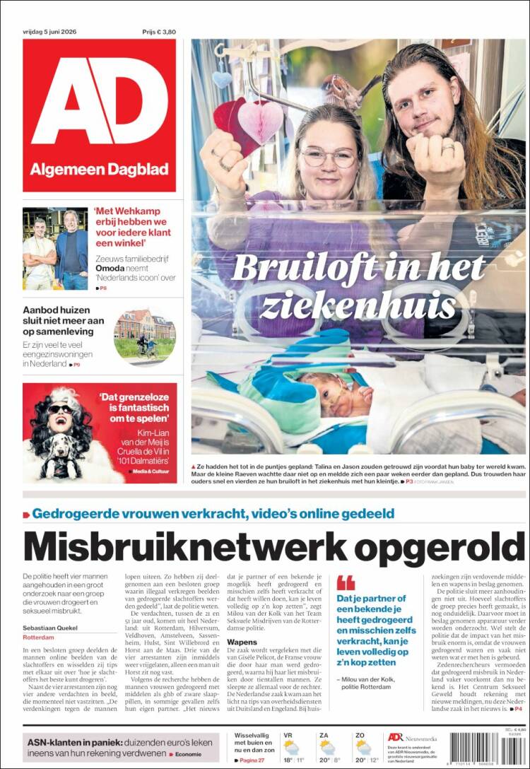 Portada de AD (Pa&iacute;ses Bajos)