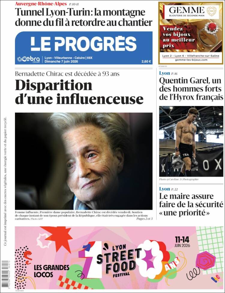 Portada de Progres de Fecamp (Francia)
