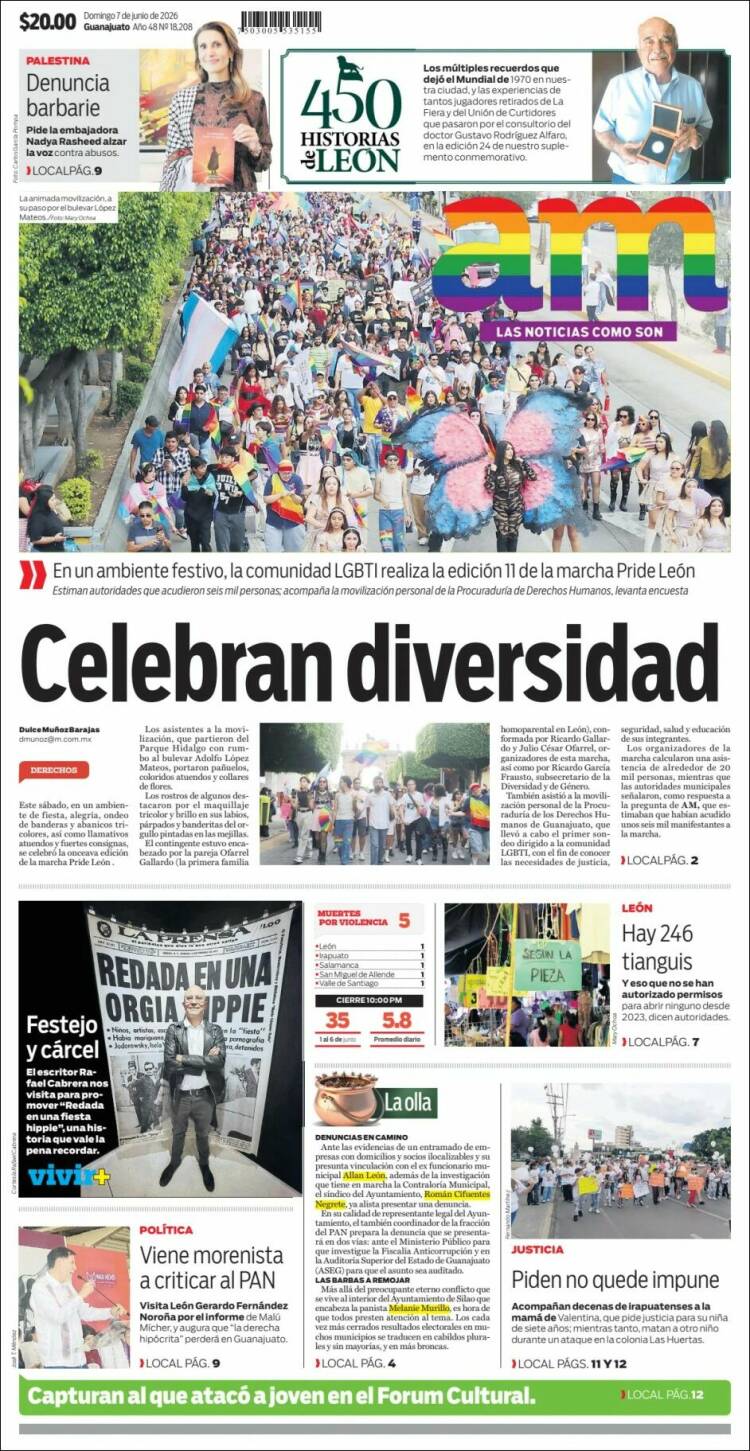Portada de Al Día A.M. (M&eacute;xico)