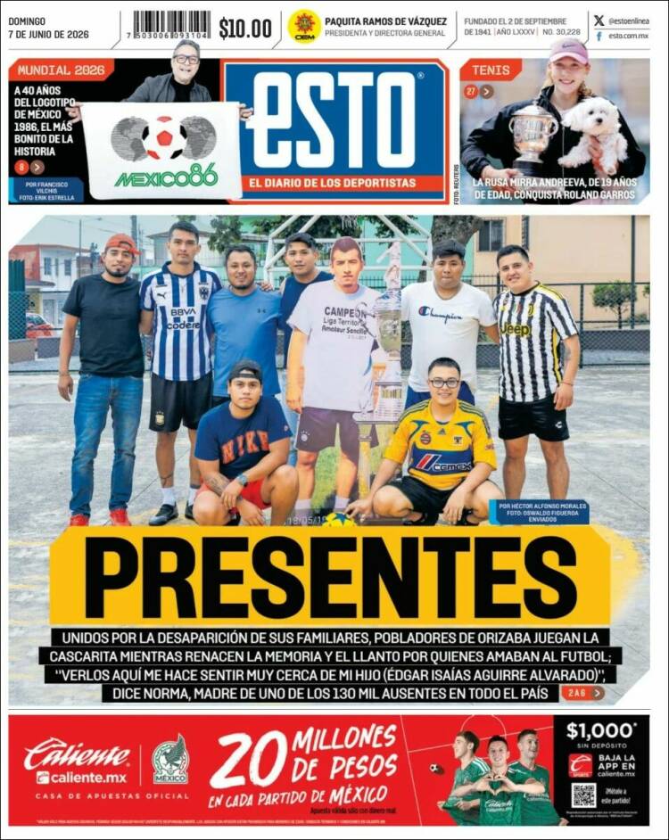 Portada de Esto (M&eacute;xico)