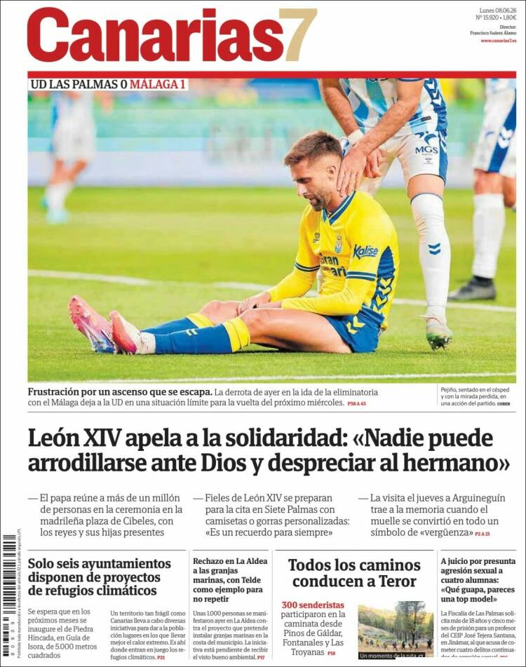 Portada de Canarias 7 (Espa&ntilde;a)