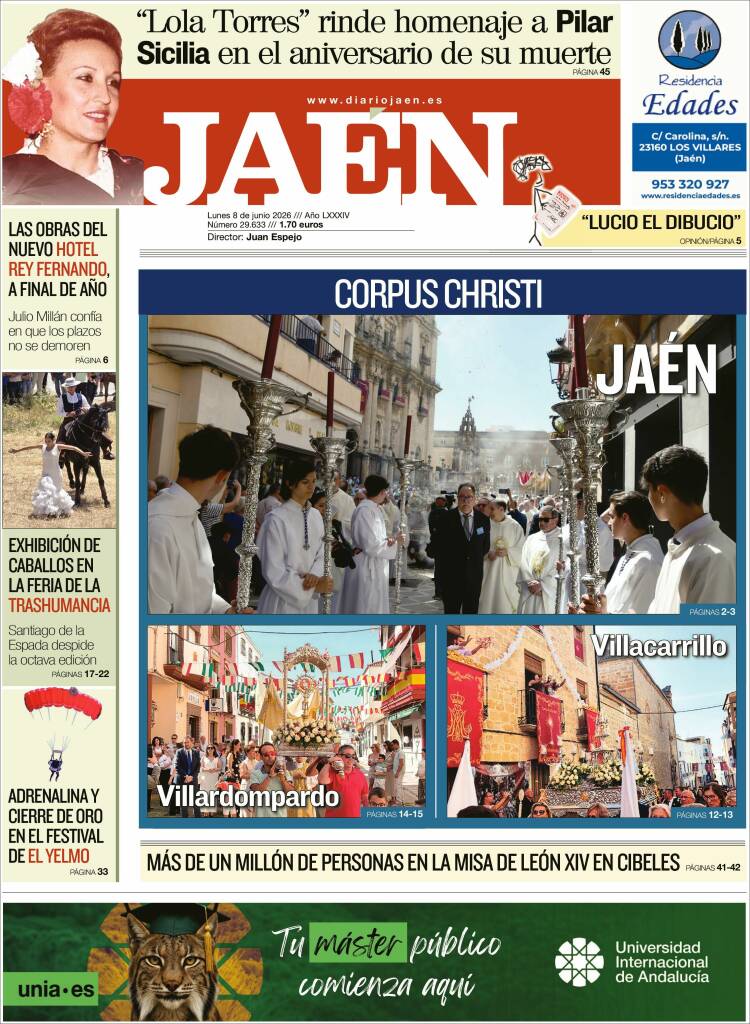 Portada de Diario Jaén (Espa&ntilde;a)