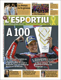 Portada de L'Esportiu (Espa&ntilde;a)