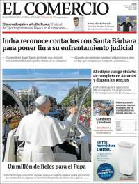Portada de El Comercio - Gijón (Espa&ntilde;a)