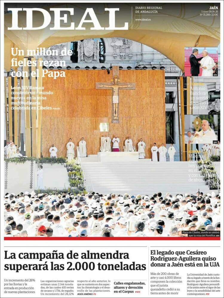 Portada de El Ideal de Jaén (Espa&ntilde;a)