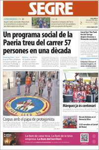 Portada de Segre (Espa&ntilde;a)
