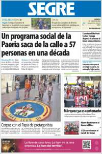 Portada de Segre  (Espa&ntilde;a)