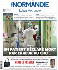Portada de Paris Normandie (Francia)