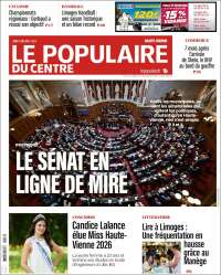 Portada de Le Populaire du Centre (Francia)