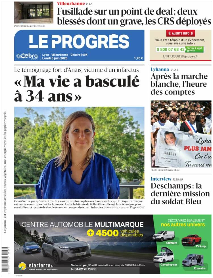 Portada de Progres de Fecamp (Francia)