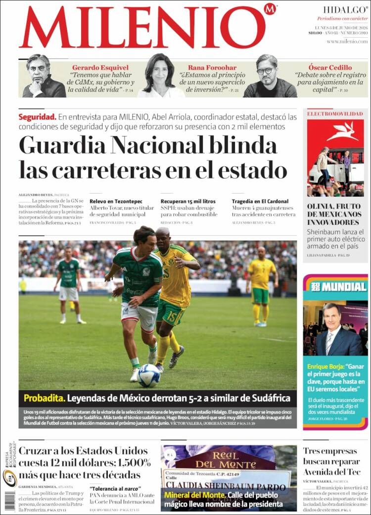 Portada de Milenio de Hidalgo (M&eacute;xico)