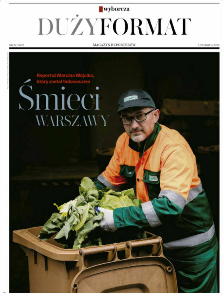 Portada de Gazeta Wyborcza (Polonia)